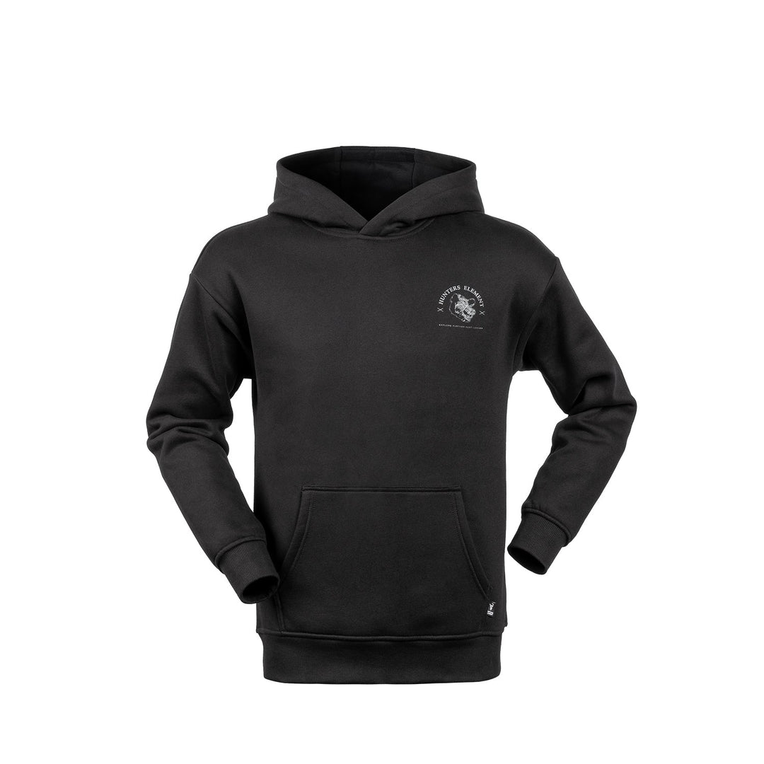 Hunters Element Big Boar Hoodie Black