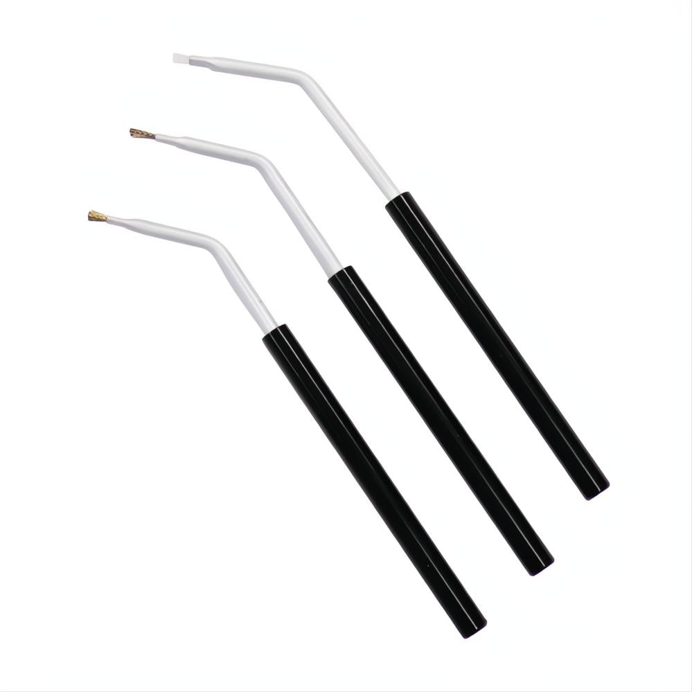 Birchwood Casey Angled Cleaning Brushes Bronze Nylon and Stainless 3 Pack
