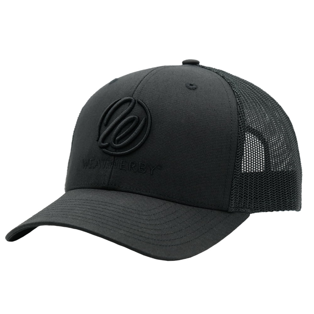 Weatherby Blackout Trucker Cap