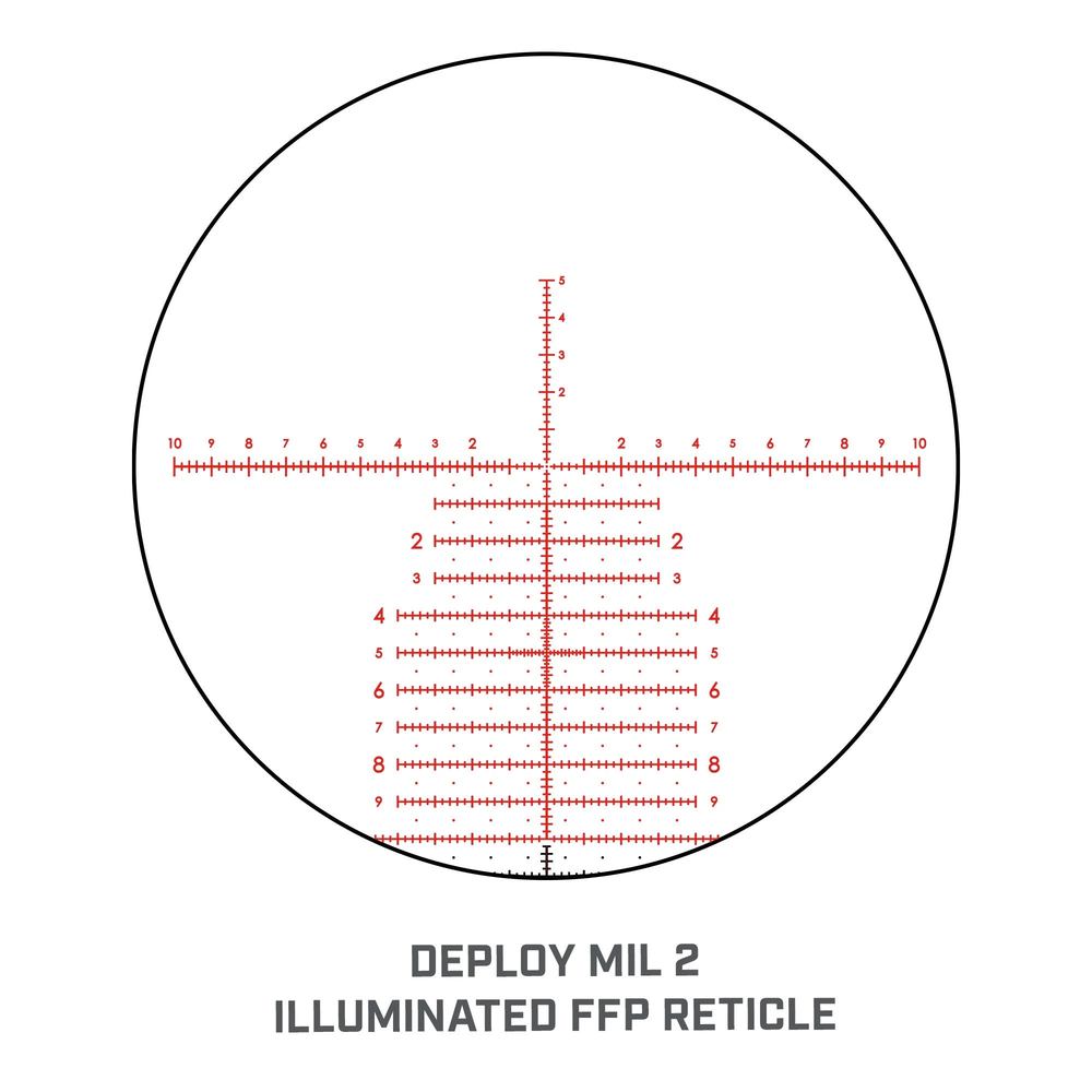 Bushnell Match Pro ED 5-30x56 DEPLOY ILL MIL 2 reticle