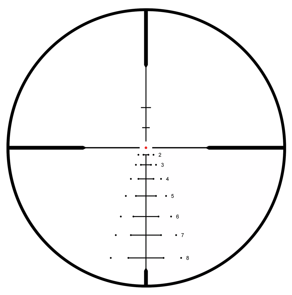 Bushnell Trophy R5 4-12x40 DOA LRH800 reticle