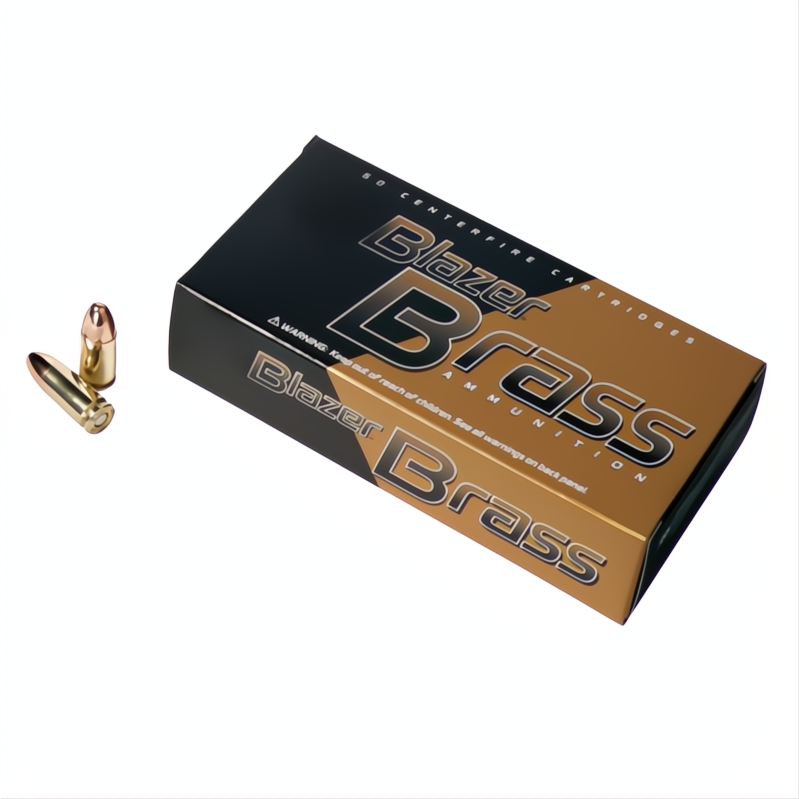 CCI Blazer 9MM LUGER 124gr FMJ BRASS CASE