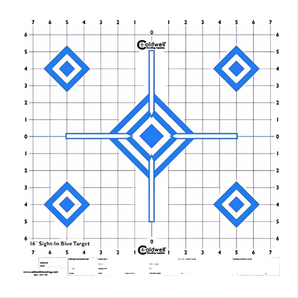 Caldwell Paper Target Sight In Blue