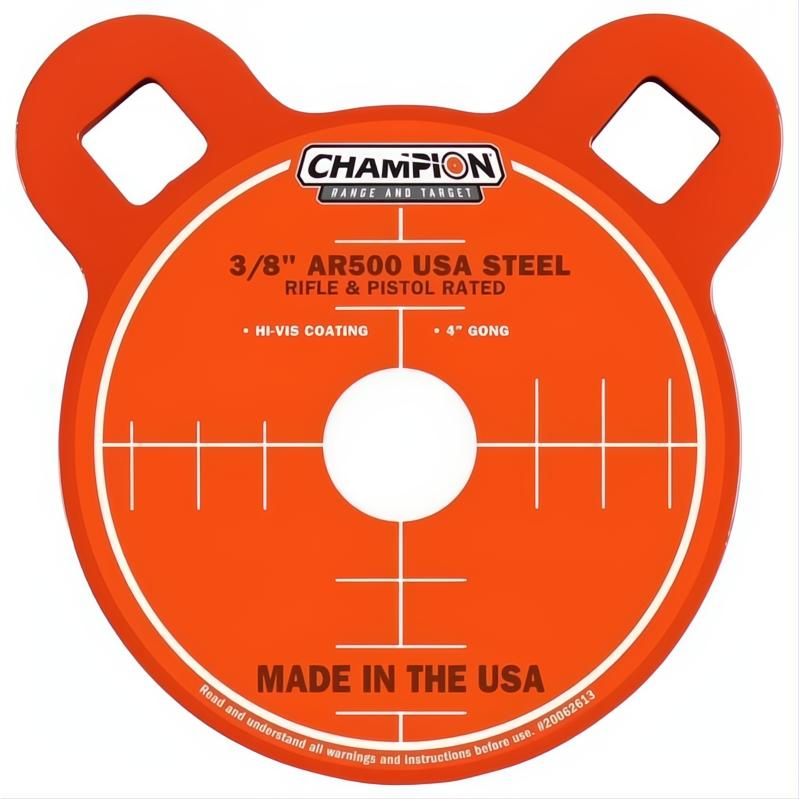 Champion Ar500 Centrefire Rifle Steel Target 3/8" Gong
