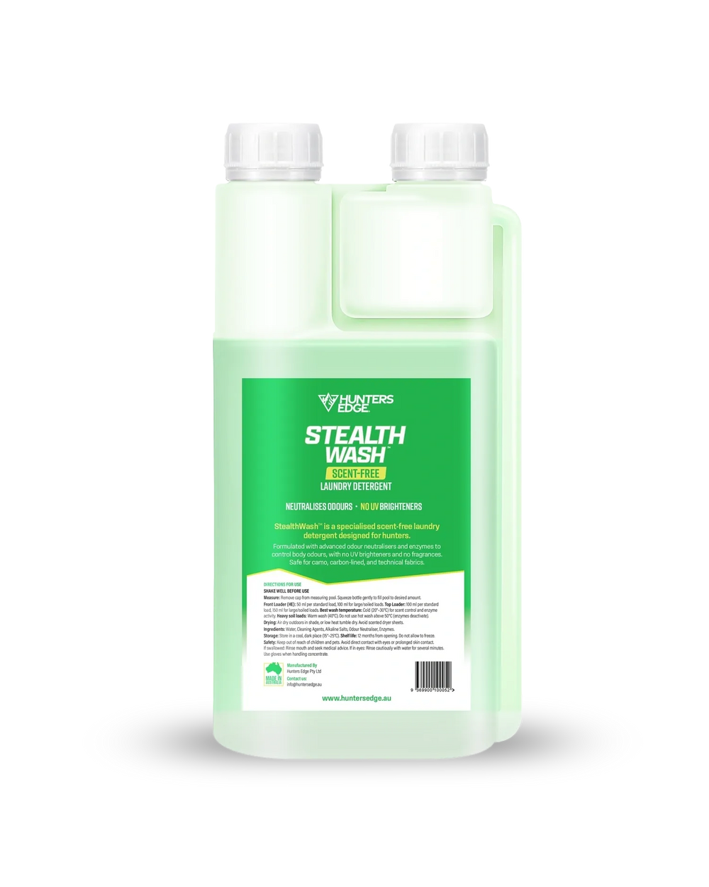 Hunters Edge Stealth Wash scent and UV free laundry detergent