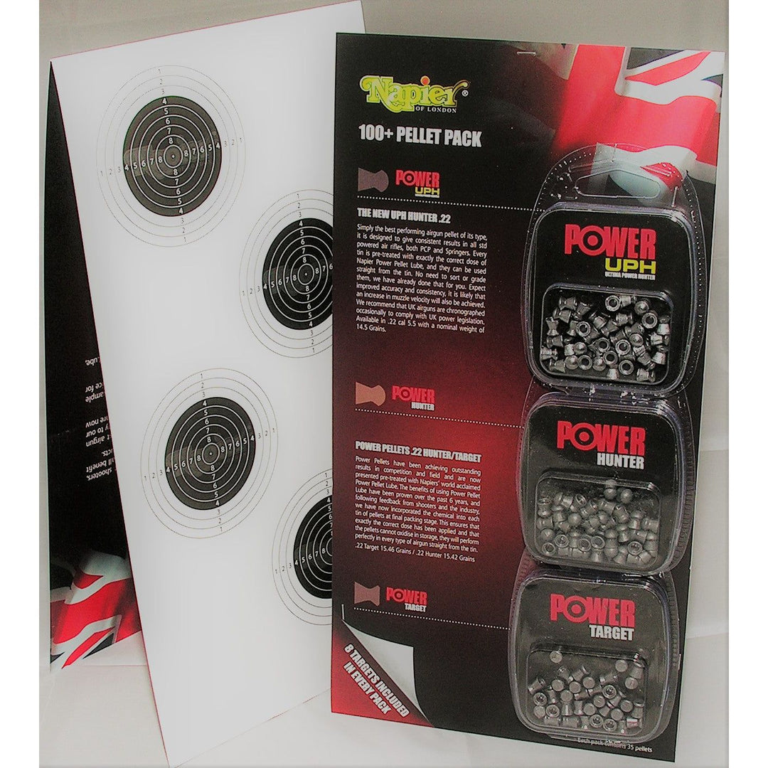 Napier Power Pellet pack .22 caliber