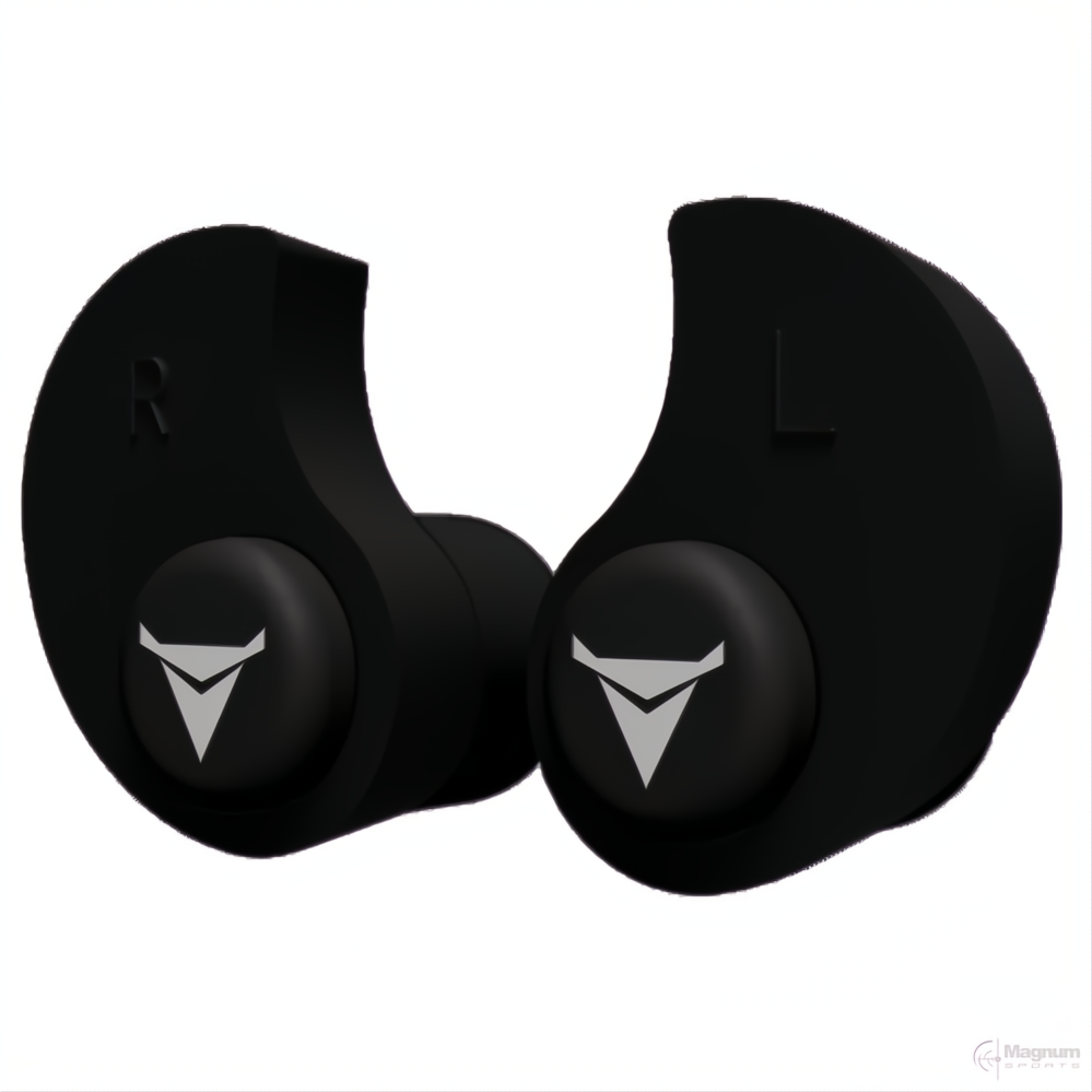 Decibullz Custom Molded Earplugs Black