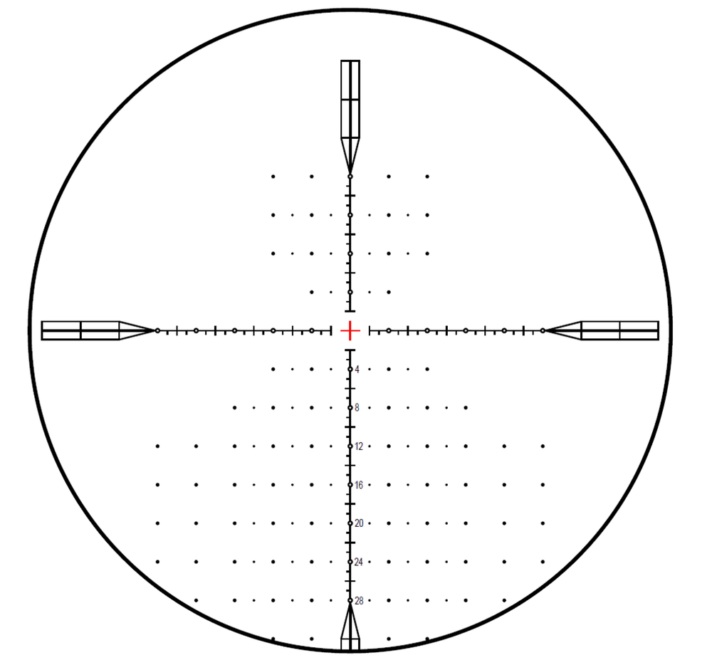 Element Optics Nexus 5-20x50 EHR-1D MOA reticle