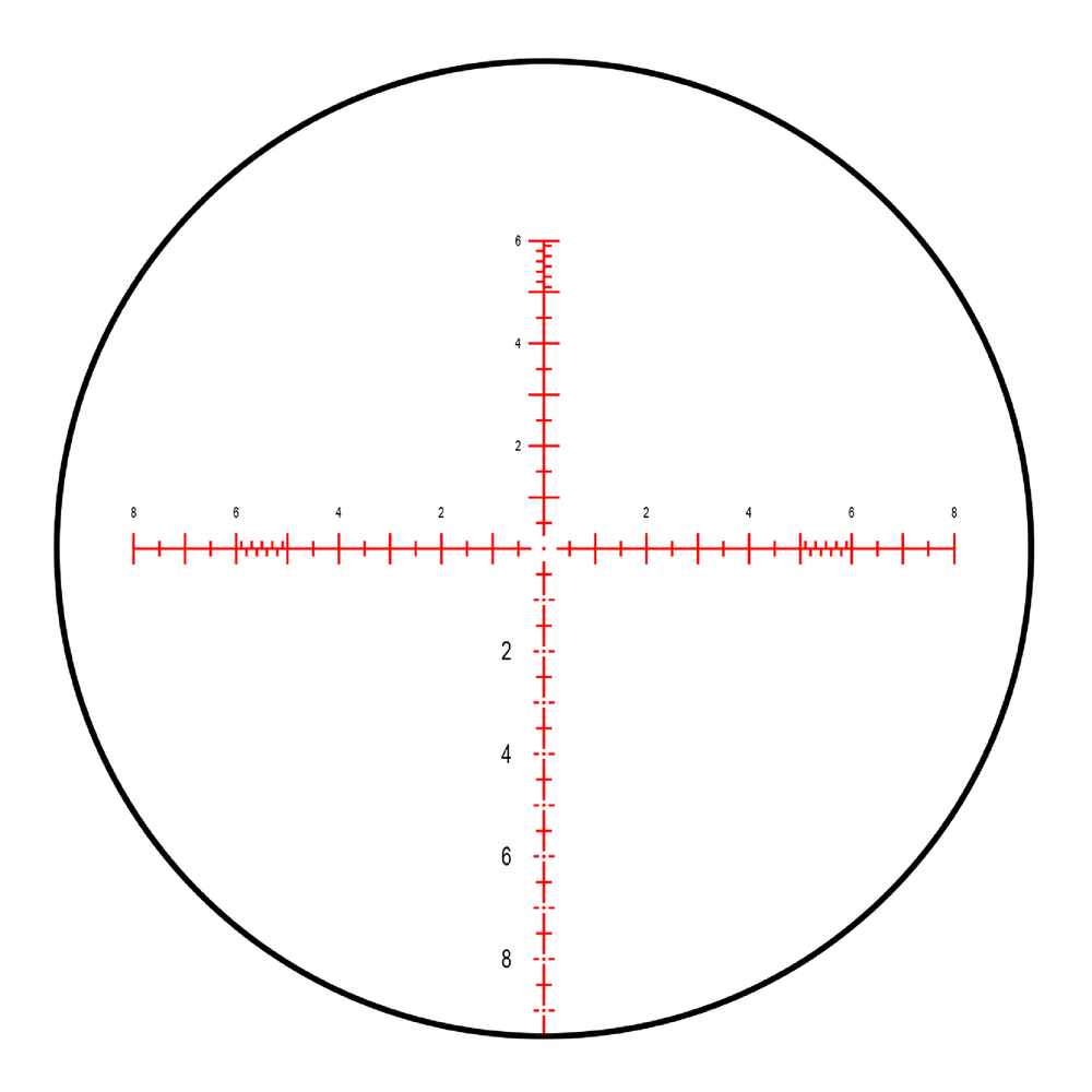 Element Optics Nexus Gen2 4-25x50 FFP APR-1C MRAD reticle