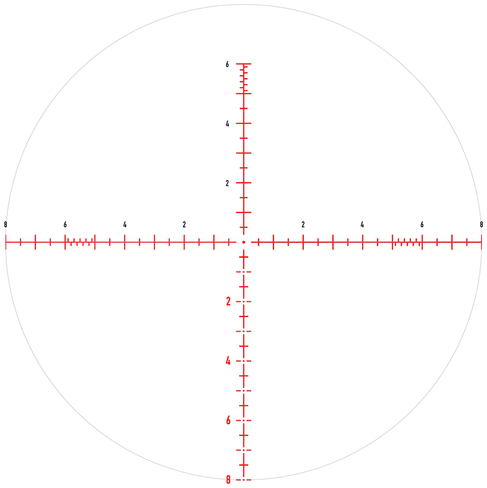 Element Optics Titan 5-25x56 FFP APR-1C MRAD reticle