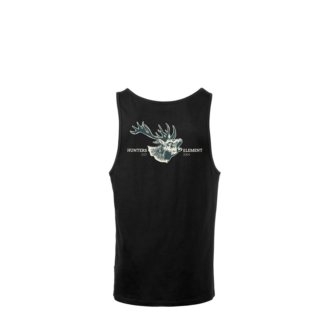 Hunters Element Element Singlet Red Stag Black