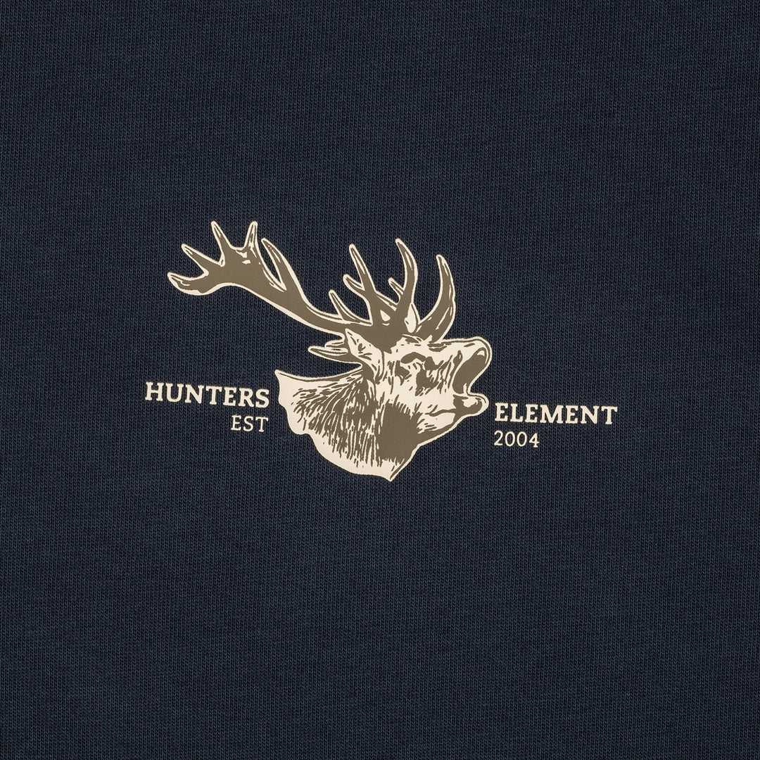 Hunters Element Element Tee Red Stag Navy