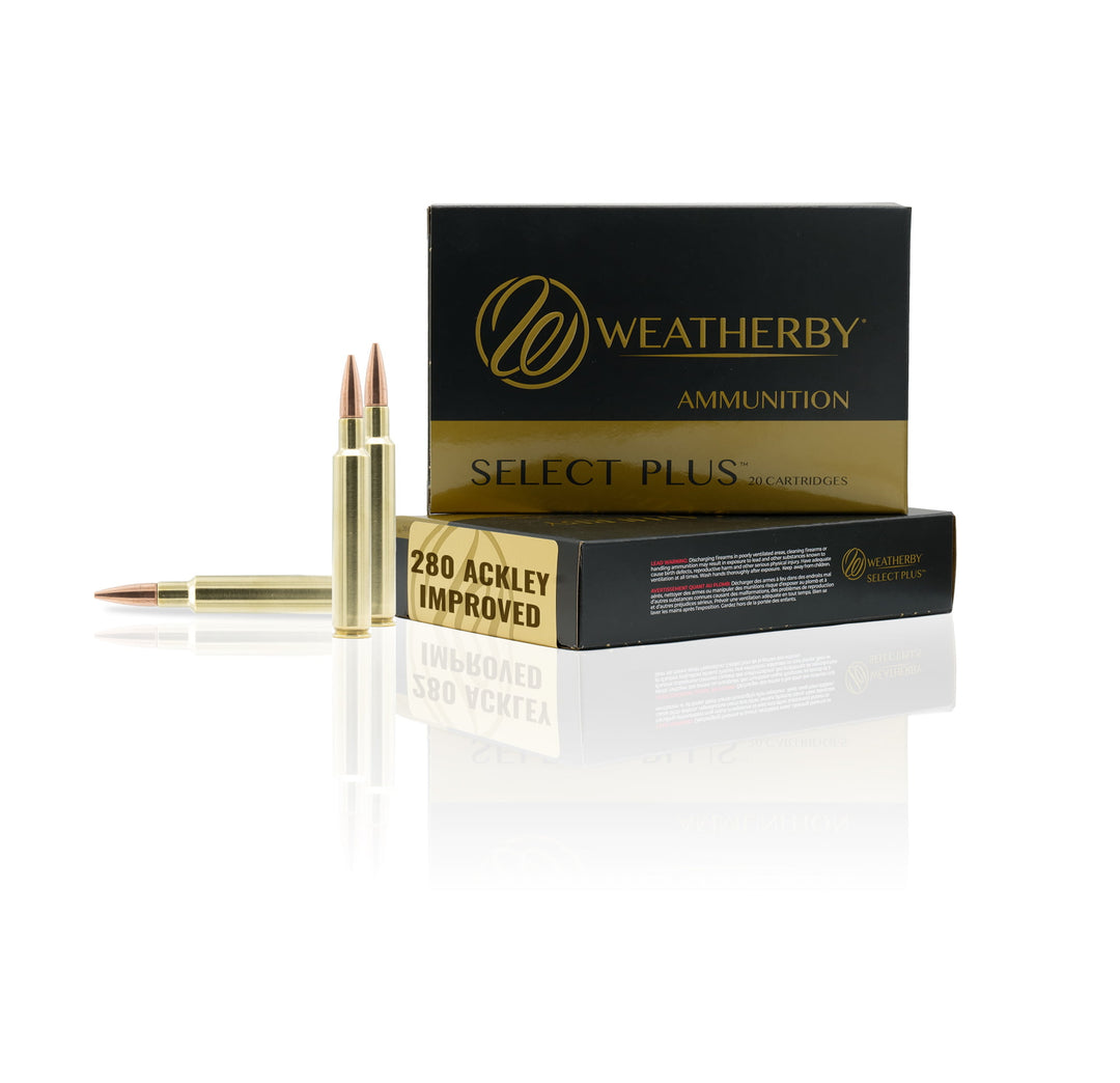 Weatherby .280 Ackley Improved 150gr Swift Scirocco Ammunition