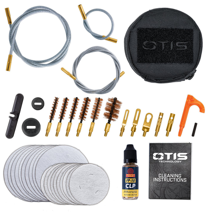 Otis Shooting Bundle with Cleaning Kit, Eye and Ear Protection and Targets