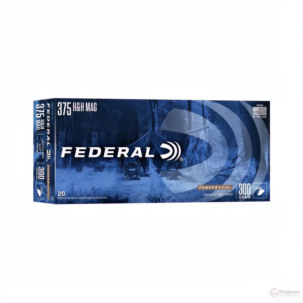 Federal 375 H&amp;H 300gr SP POWER-SHOK