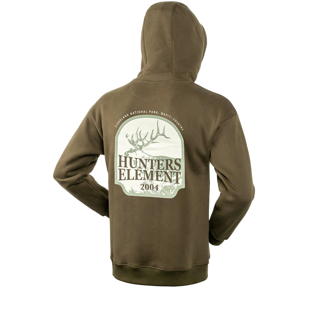 Hunters Element Fiordland Hoodie Khaki