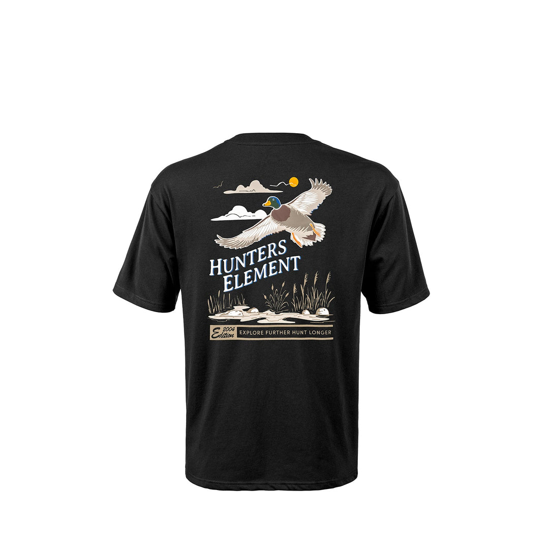 Hunters Element Flare Tee Black