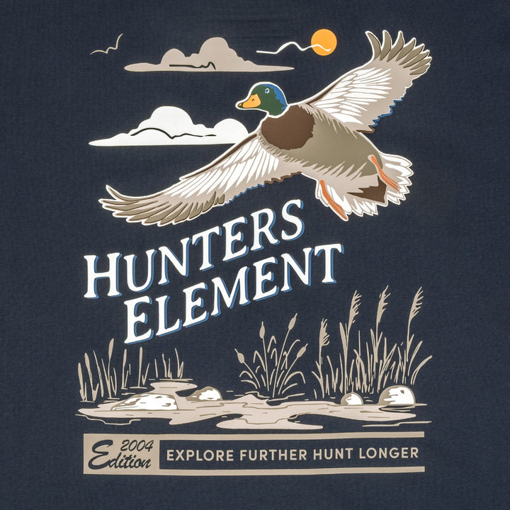 Hunters Element Flare Tee Navy