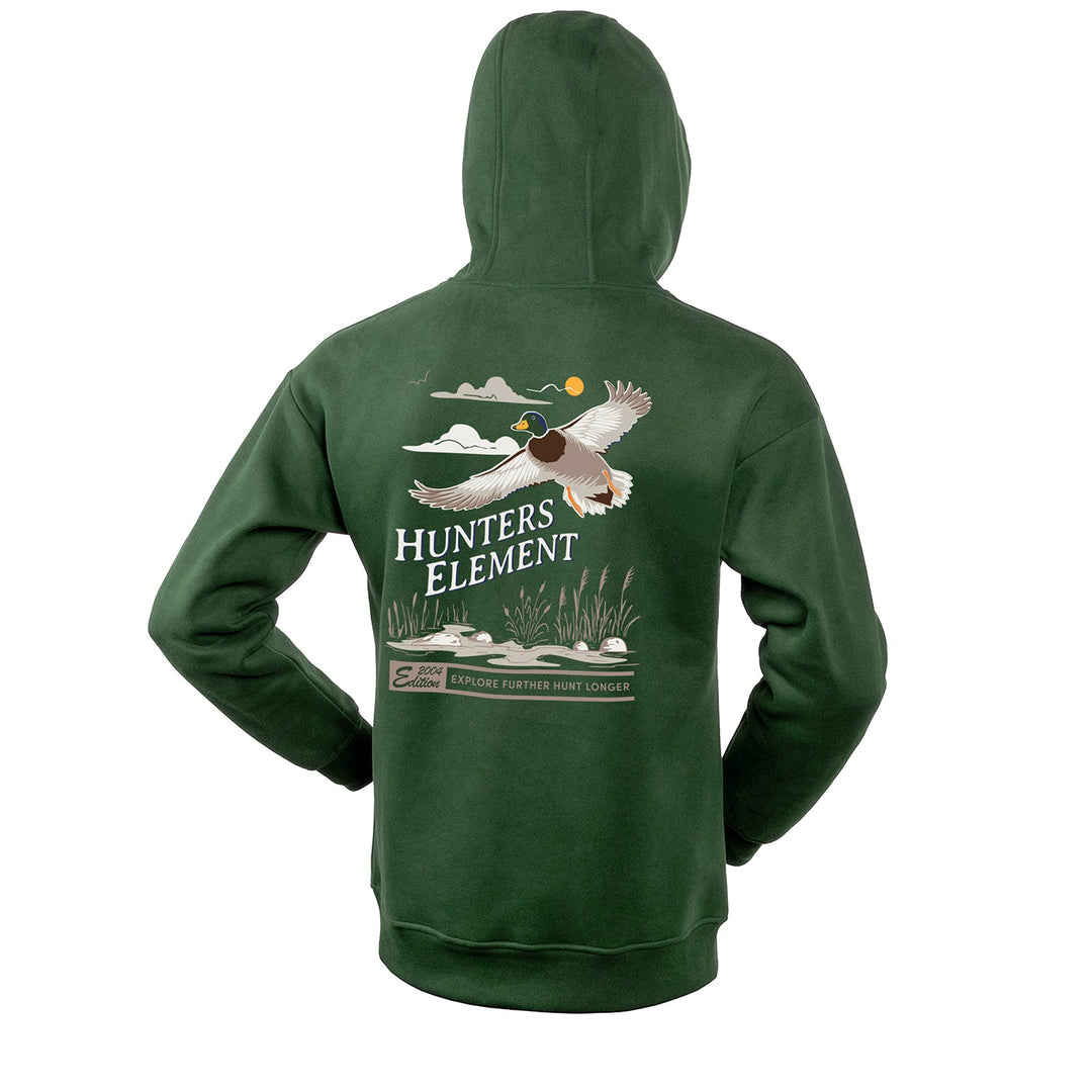 Hunters Element Flare Hoodie Kelp