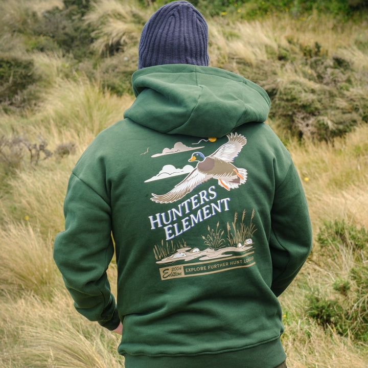 Hunters Element Flare Hoodie Kelp