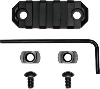 Grovtec AR foreend Picatinny Rail Adapter 2.2" 5-Slot M-Lok