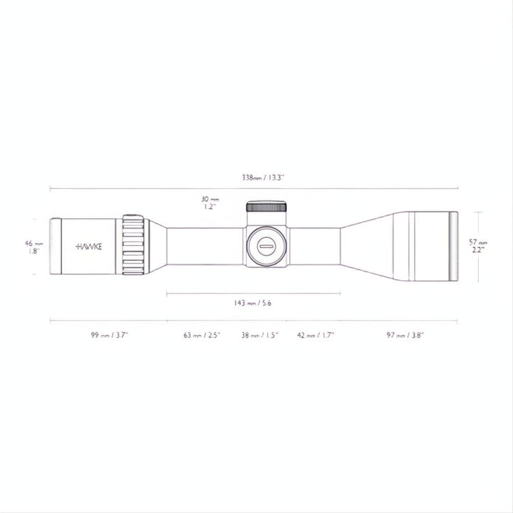Hawke Endurance 30 FD 3-18x50 SF