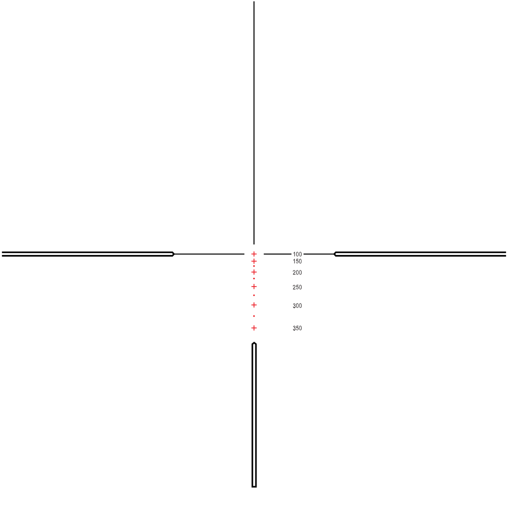 Hawke Vantage IR 4-12x40 AO Rimfire 17 HMR reticle
