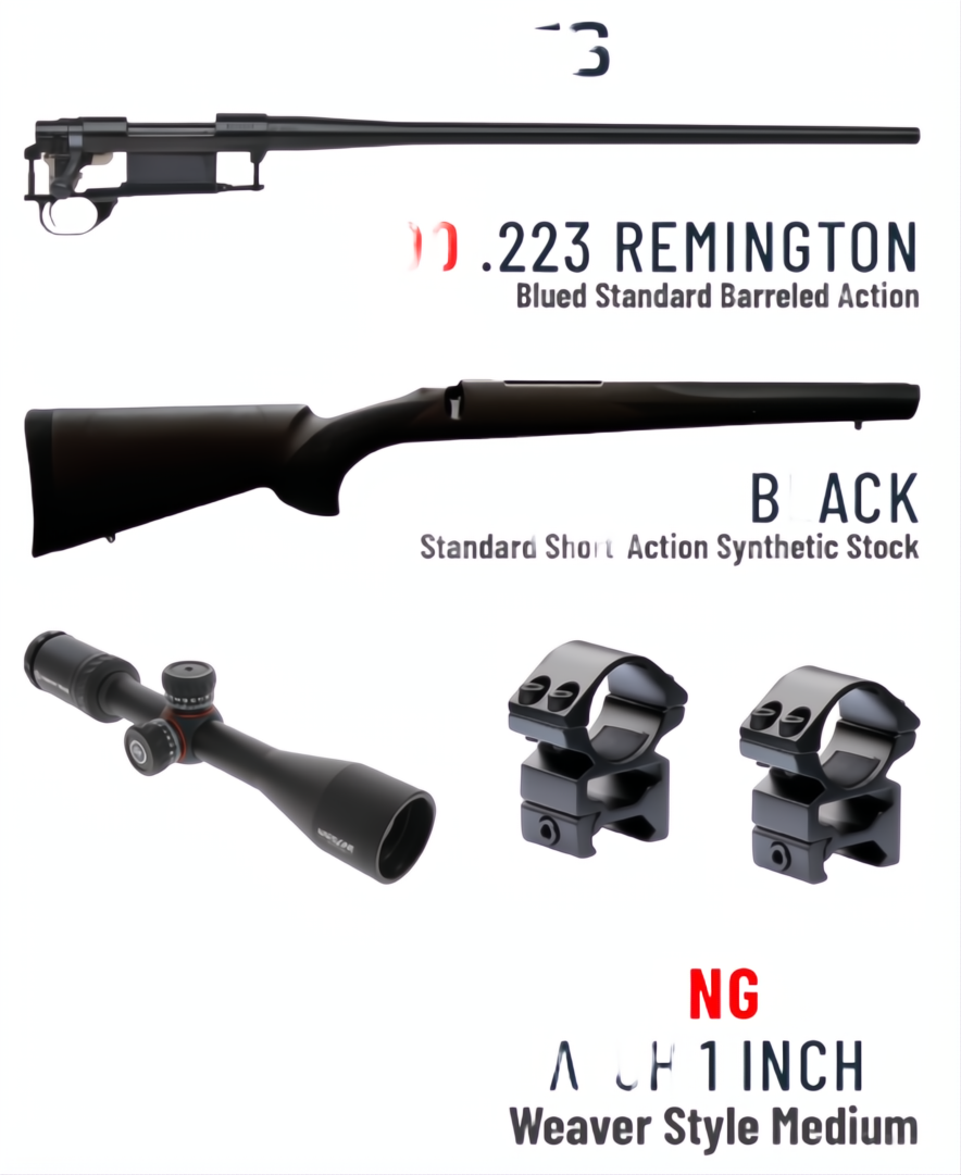 Howa 1500 223 & Crimson Trace Package deal ($475 Scope & Ring Value)