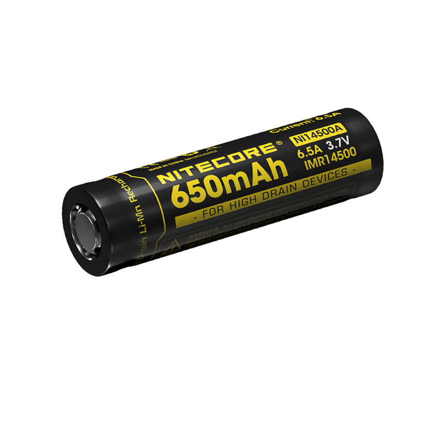 Nitecore IMR14500 650mAh Rechargeable Battery 2-Pack