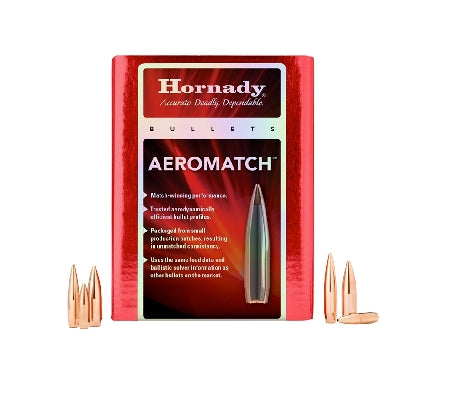 Hornady .243 6mm 105 grain HHB AEROMATCH Bullets 100 pack