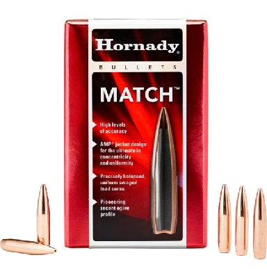 Hornady .277 270 cal 110 grain BTHP Match Bullets with Cannelure 100 pack