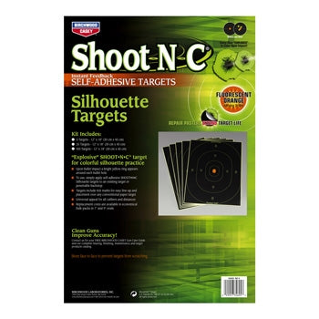 Birchwood Casey SO-500 Shoot.N.C 12x18 Silhouette Target 500 Sheet Pack