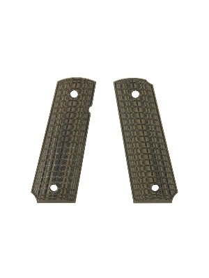 Pachmayr 1911 G10 Tactical Pistol Grip Green/Black Grappler