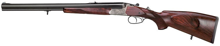 Merkel 96K Drilling .243 Winchester / 20 Gauge Game Scene Engraving