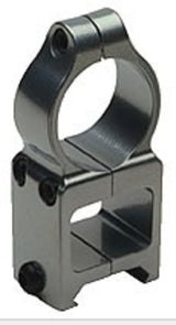 DuraSight Z-2 Alloy Vertical Split Weaver Scope Rings - See Thru Silver