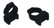 DuraSight Z-2 Alloy Vertical Split Weaver Scope Rings - High Black