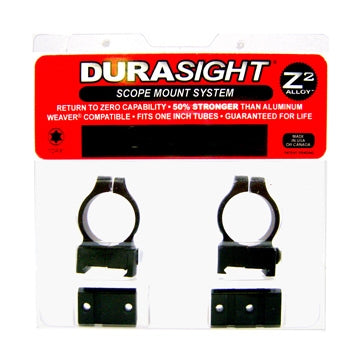 DuraSight Z-2 Alloy Scope Mount Systems - A-Bolt Rings &amp; Bases Black