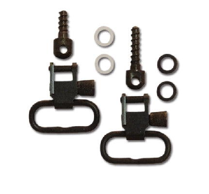 Grovtec Wood Screw Fore End Swivel Set 1" Loops Black