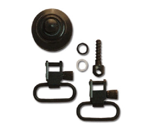 Grovtec Mossberg 590/835 12 Gauge Swivel Set 1" Loops Black