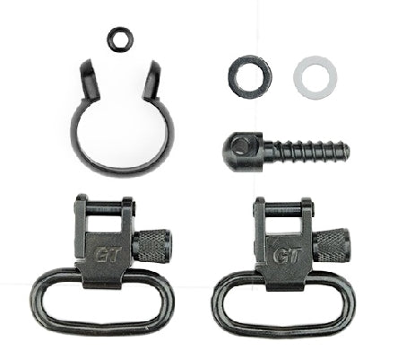 Grovtec One Piece Barrel Band Swivel Set .645-.660 1" Loops