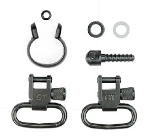 Grovtec One Piece Barrel Band Swivel Set .645-.660 1" Loops (Winchester & Marlin Lever Action) GTSW41