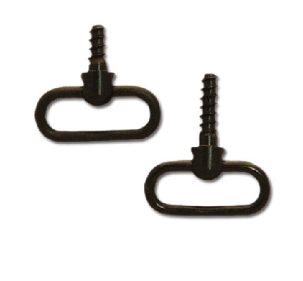 Grovtec Wood Screw Fore End Swivel Set 1" Loops Black Non-Detachable
