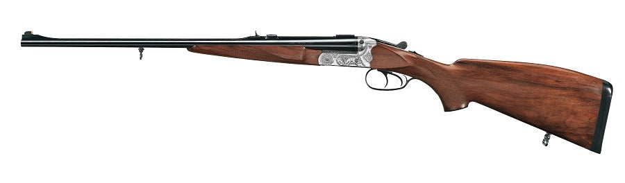 Merkel 141E Side-by-Side Double Rifle .30-06 Springfield Game Scene Engraving