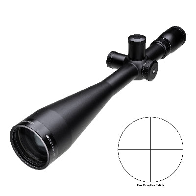 Sightron SIII Series 10-50x60mm Riflescope with Fine Cross Hair Reticle, 1/8 MOA Clicks, Second Focal Plane, 30mm Tube