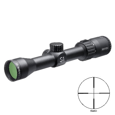 Sightron SI G2 Series 1.75-5x32mm Riflescope with Duplex Reticle, ¼ MOA Clicks, Second Focal Plane, 1" Tube