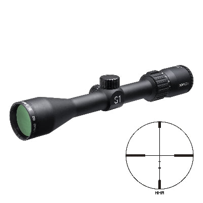 Sightron SI G2 Series 3-9x40mm Riflescope with Hunter Holdover Reticle, ¼ MOA Clicks, Second Focal Plane, 1" Tube