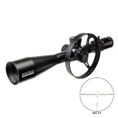 Sightron S6 Series Field Target Riflescope 10-60x56mm ED Glass MH-FT reticle with wheel