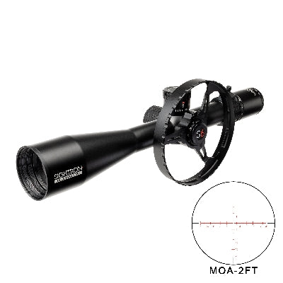 Sightron S6 Series Field Target Riflescope 10-60x56mm ED glass MOA-2FT reticle with wheel