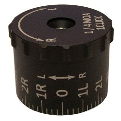 Sightron SIII Series 8-32x56mm and 6-24x50mm Tactical Windage Knob MOA 7L-7R