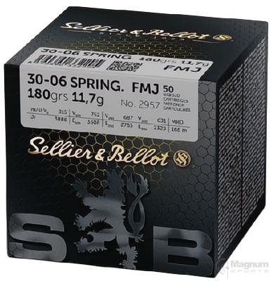 Sellier &amp; Bellot 30-06 SPRG 180gr FMJ (50pk)